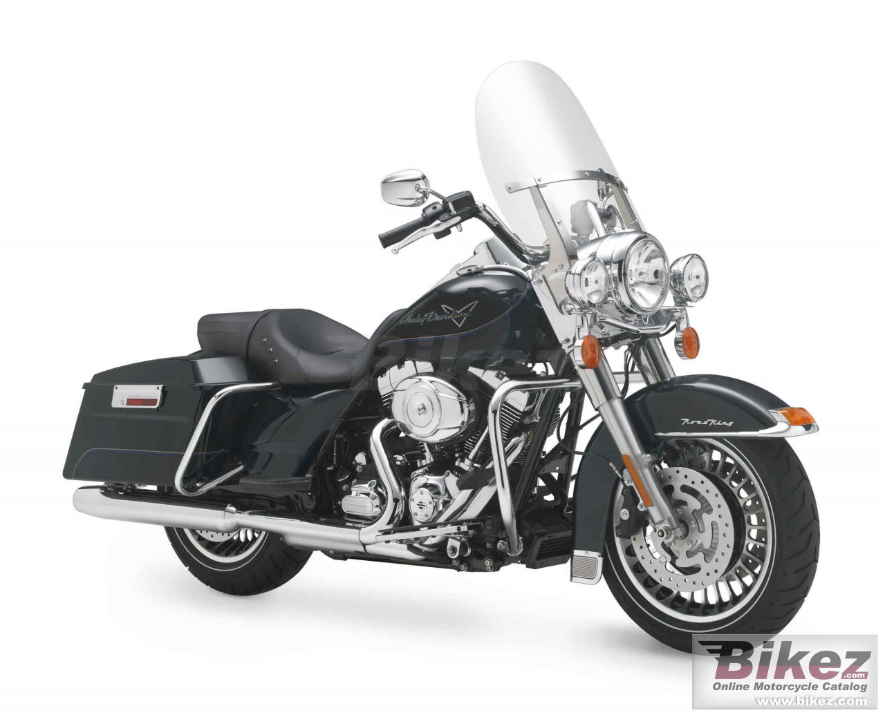 Big Harley-Davidson flhr road king picture and wallpaper from Bikez.com